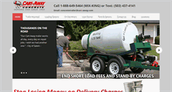 Desktop Screenshot of concretetrailer.com